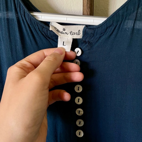 2/40 Cousin Earl Navy Top - Picture 4 of 5